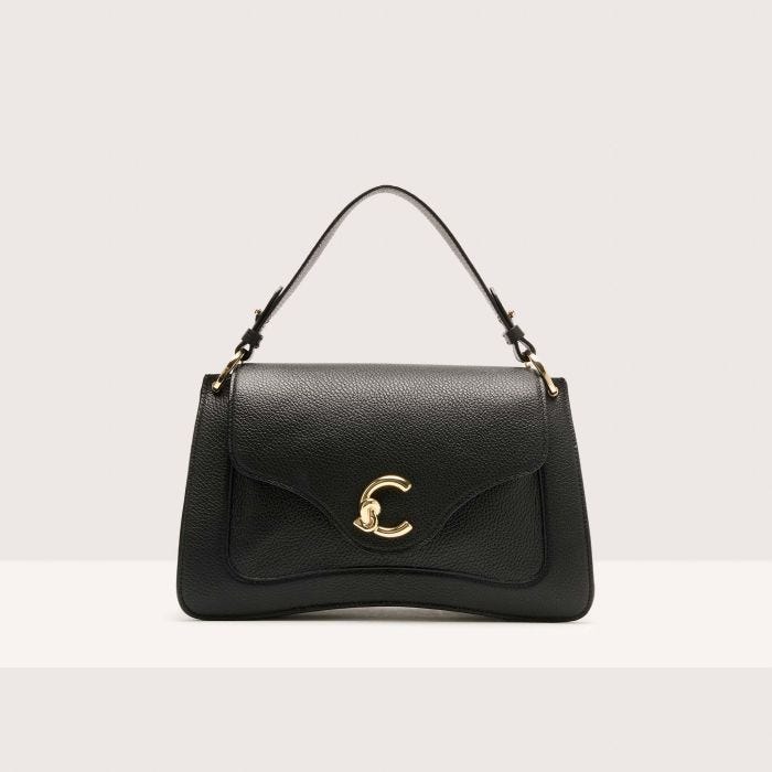 

Сумка top-handle Coccinelle C-me medium, цвет Noir