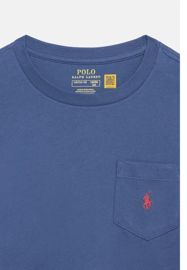 Футболка базовая Polo Ralph Lauren, голубое небо — фото 4