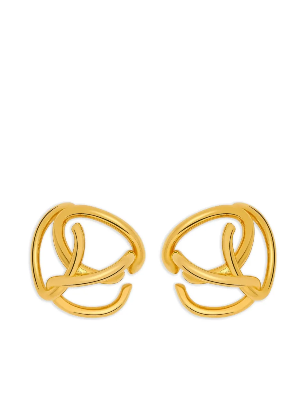 

Серьги с узлом Oscar de la Renta, золотой