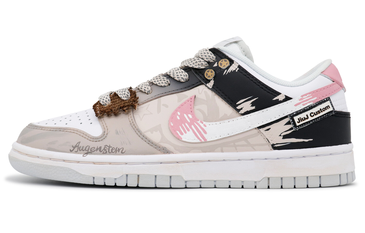 

Кроссовки Nike Dunk Skateboarding Shoes Men Low-top Pink, цвет Sand Party