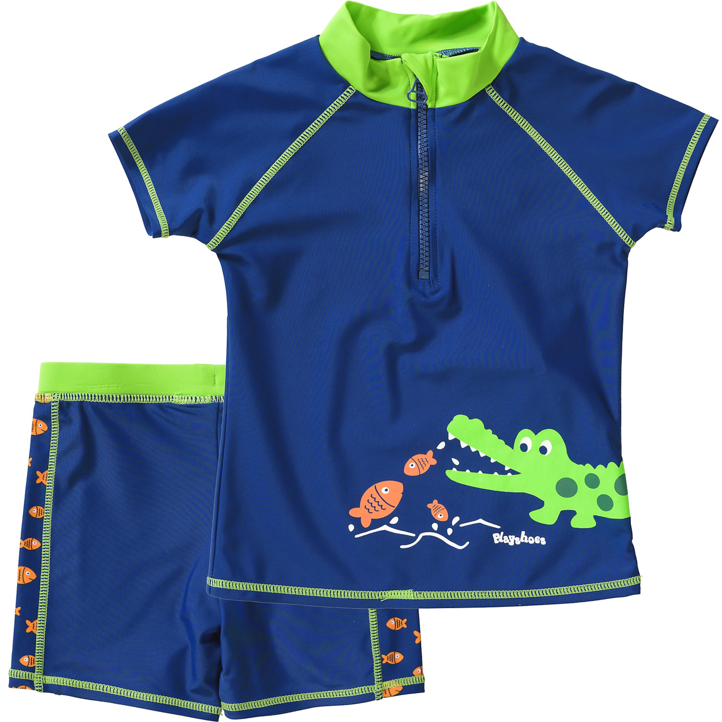 PLAYSHOES Защита от ультрафиолета 'Krokodil' в синем цвете — фото 3