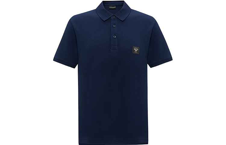 

EMPORIO ARMANI Поло SS24 мужское темно-синее, Синий, EMPORIO ARMANI Поло SS24 мужское темно-синее