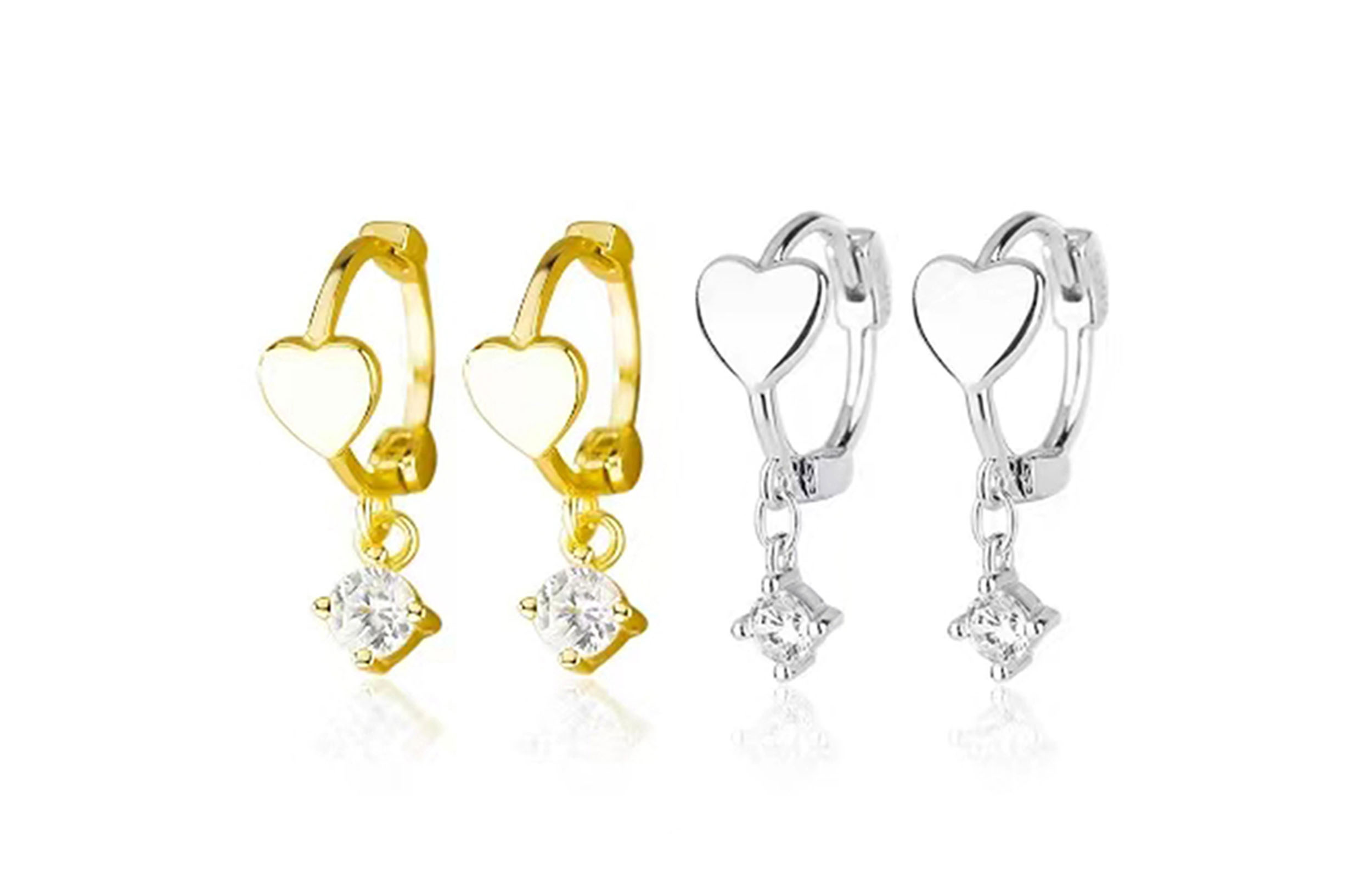 

CMFY Серьги из стерлингового серебра 999 пробы для женщин