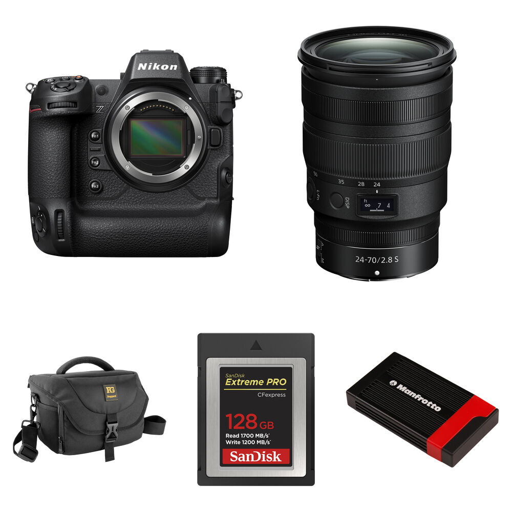 

Беззеркальная камера Nikon Z9 Mirrorless Camera with 24-70mm f/2.8 Lens and Basic