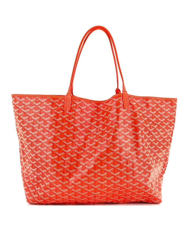 

Сумка-тоут GM Saint Louis с покрытием из холста Pre-Owned Goyard, оранжевый