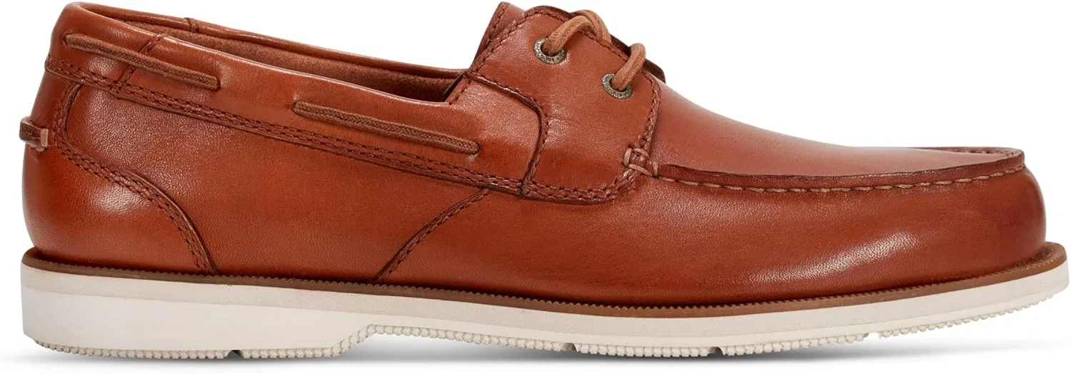 Мужские лодочные туфли Rockport Ports of Call Perth, Medium Natural Leather — фото 3