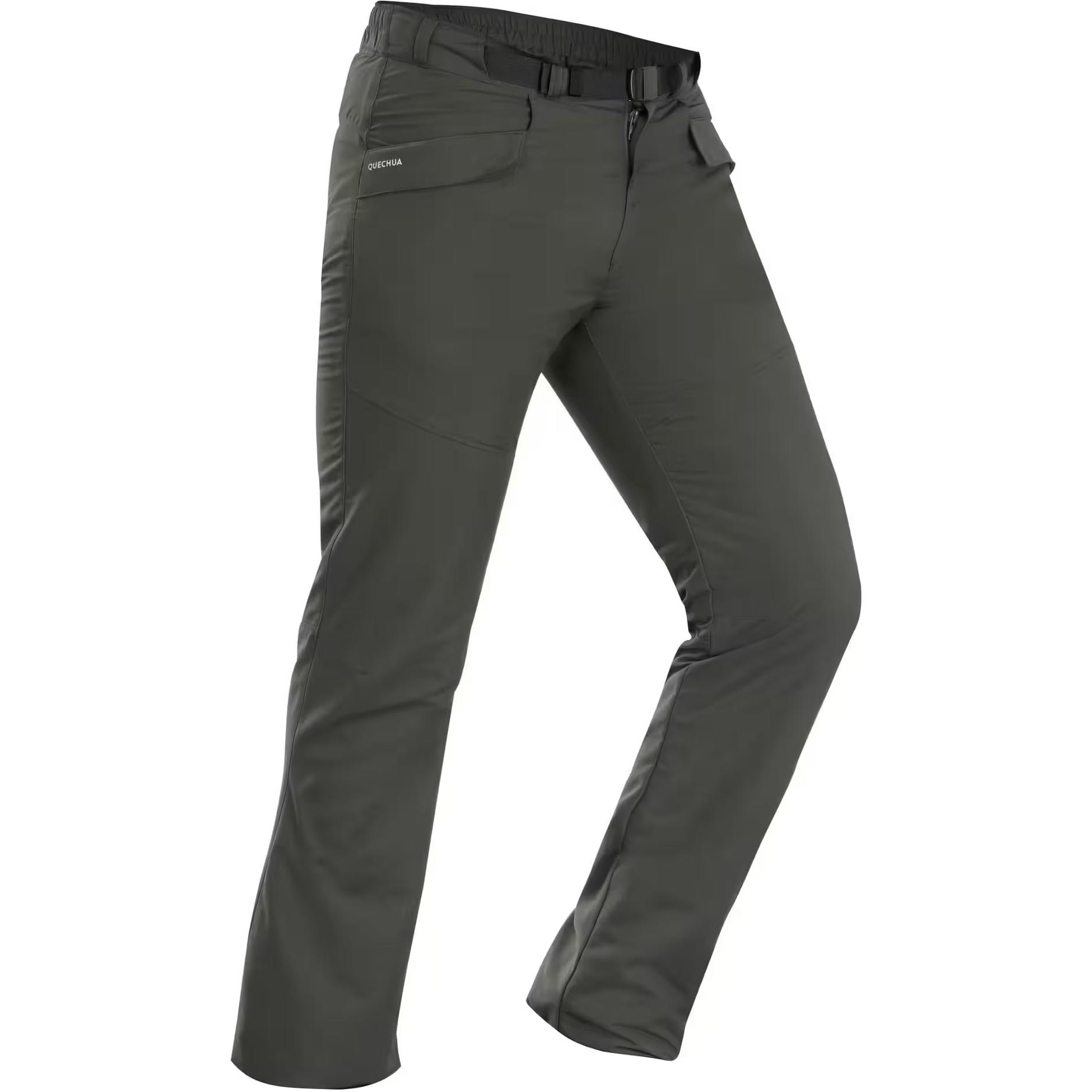 

Брюки-ветровки SH100 мужские армейский зеленый DECATHLON