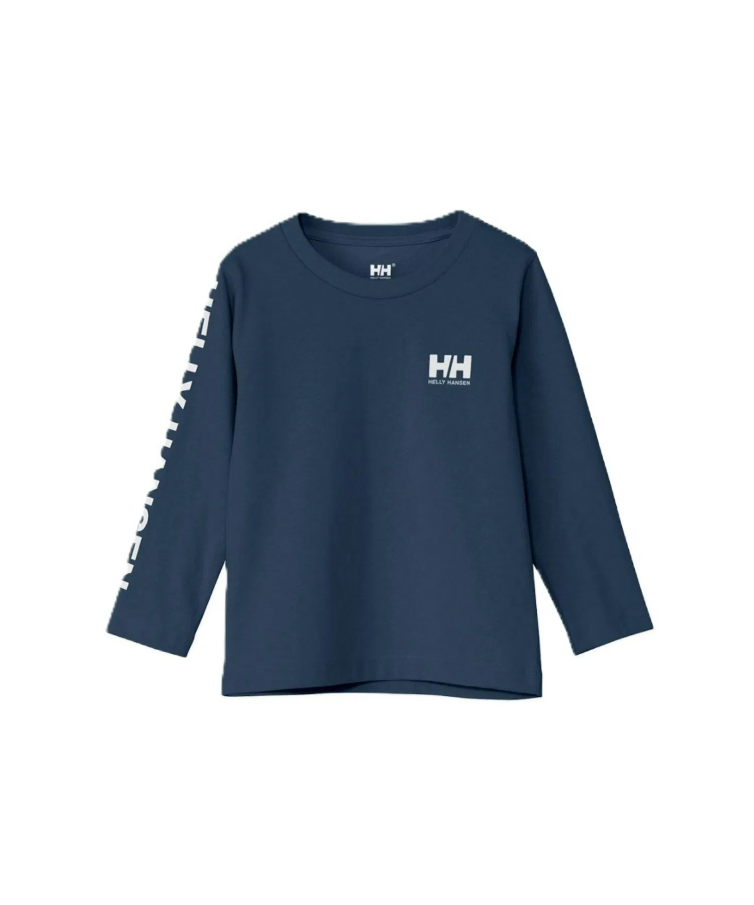 Детская футболка с логотипом HELLY HANSEN тёмно-синяя