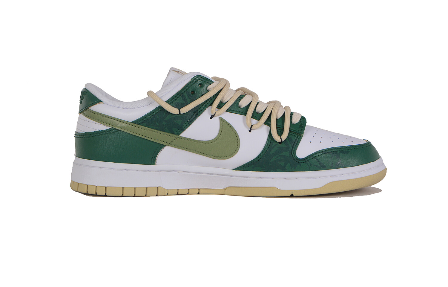 

Кроссовки Nike Dunk Skateboarding Shoes Men Low-top White/green/yellow, зеленый