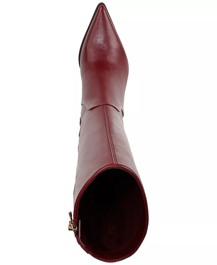 Женские сапоги Yulia на низком каблуке Circus NY by Sam Edelman, коричневый — фото 4