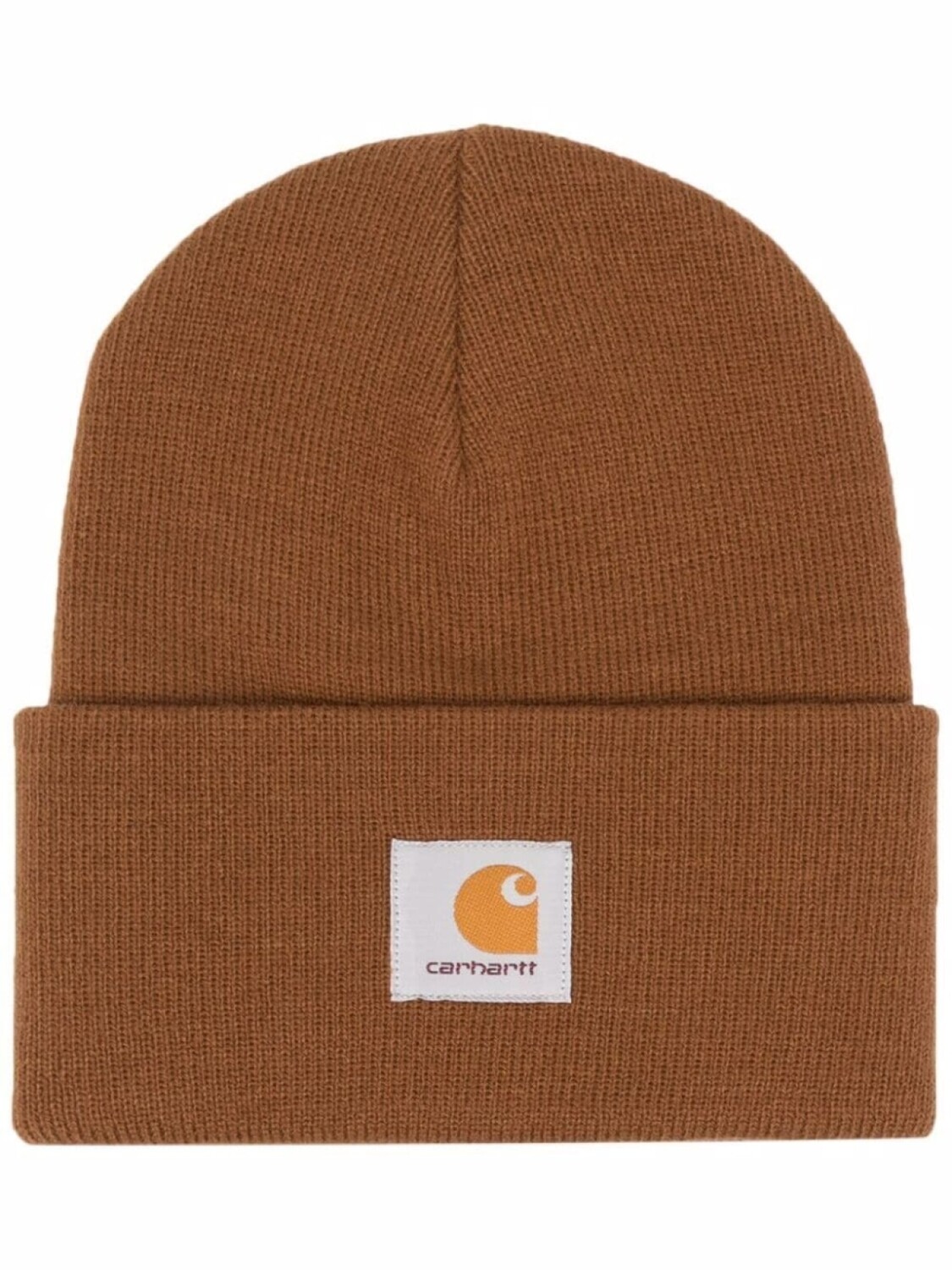 

Carhartt WIP шапка бини с нашивкой-логотипом, коричневый