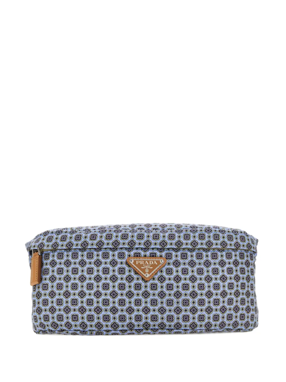 

Поясная сумка с узором Prada, синий