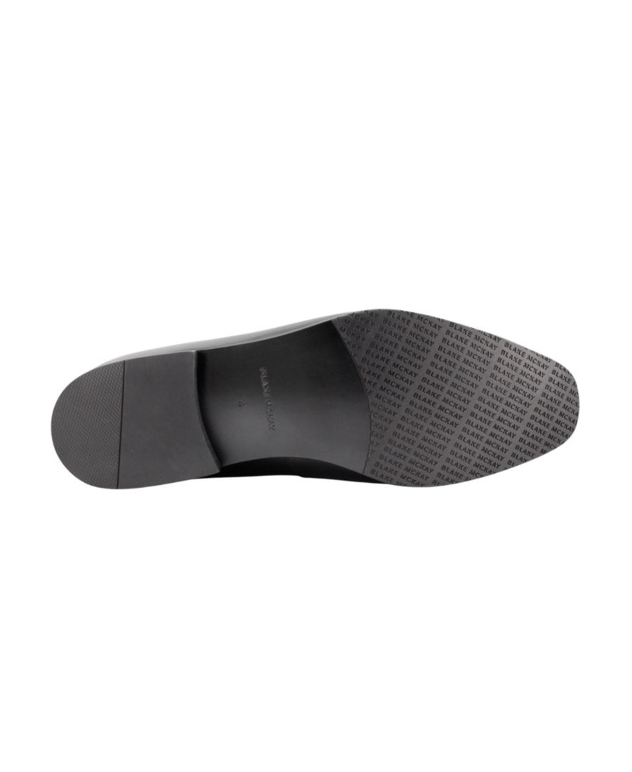 Мужские кожаные лоферы Dylan Dress Slip-on Bit Blake McKay, Black — фото 4