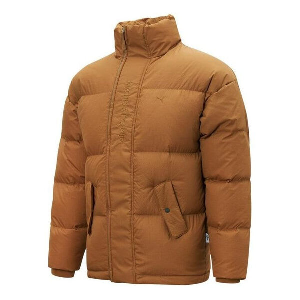 

Куртка mmq down puffer jacket 'brown' Puma, коричневый