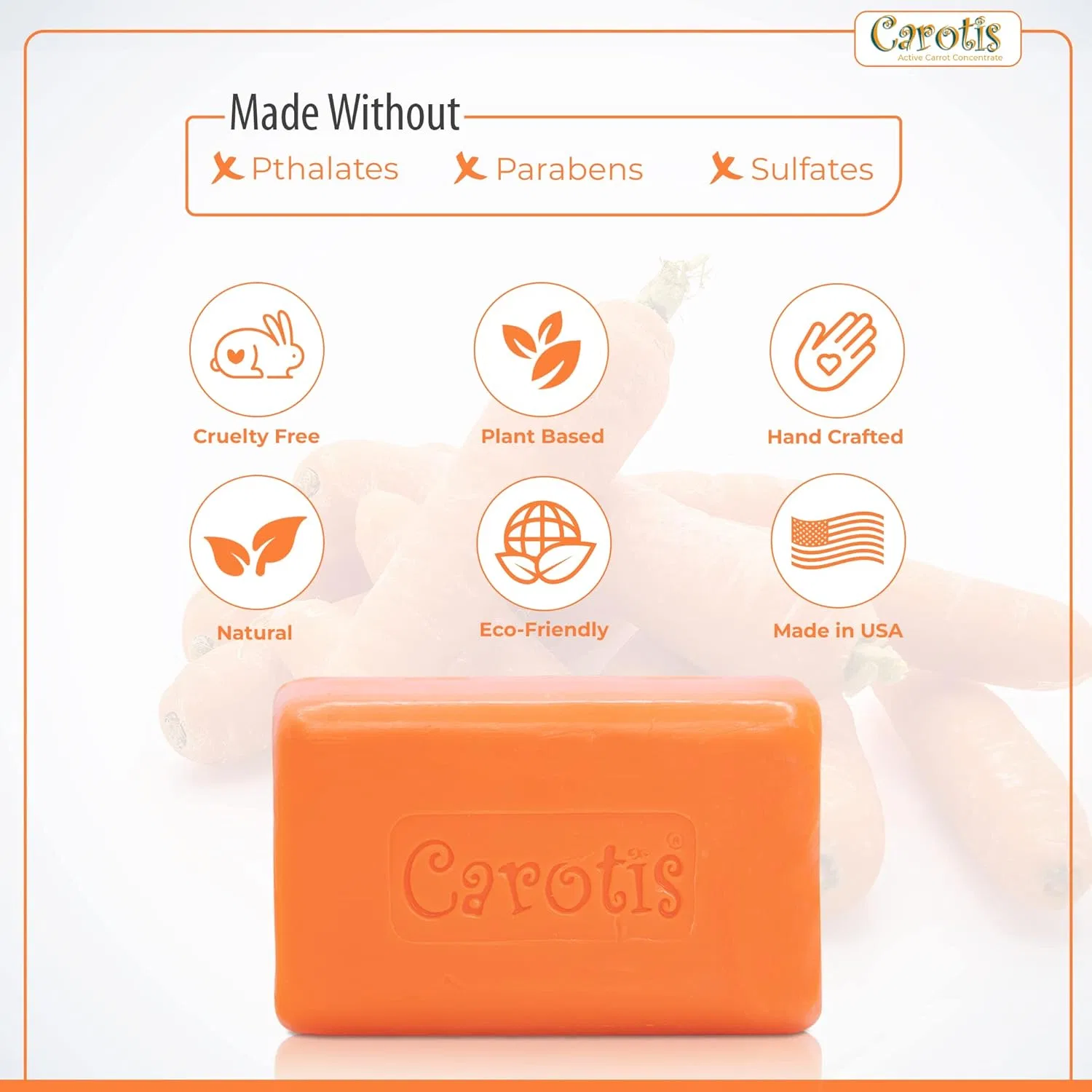 Косметическое мыло «Carotis Beauty Soap» 198.8 г от Carotis Carotïs — фото 3