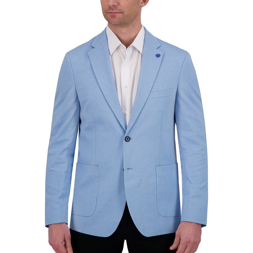 

Мужское спортивное пальто эластичной вязки Performance Slim Fit из коллекции Report Collection, цвет Light Blue