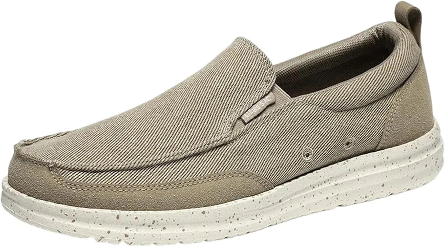 Мокасины из парусины мужские, Khaki Adhdyuud