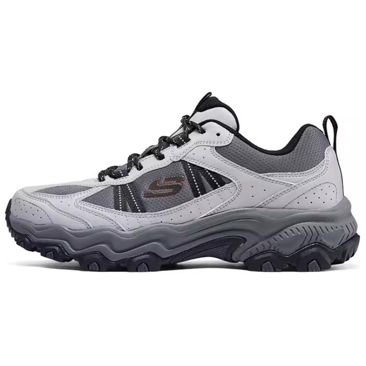 

Skechers Стойкие к истиранию низкие кроссовки для бега Stamina мужские серые, цвет Gray