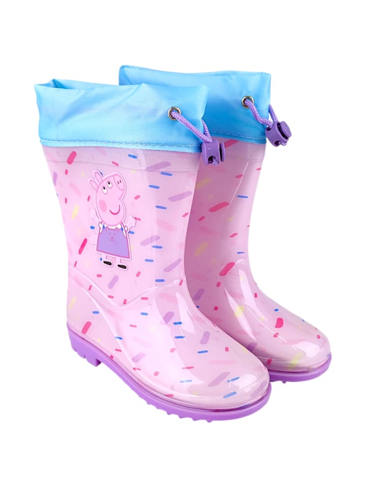 Резиновые сапоги Peppa Pin's Peppa Pew фиолетового цвета Peppa Pig — фото 3