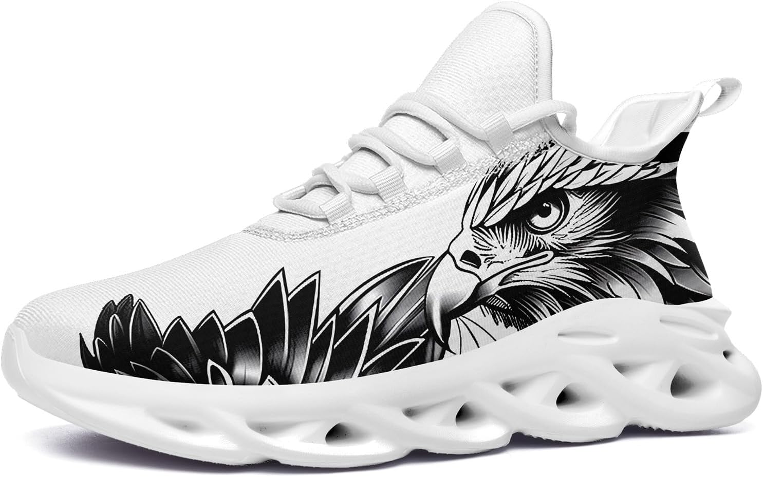 

Готические кроссовки с черепом для мужчин и женщин, модные легкие спортивные кеды с уникальным панк и готическим дизайном Awsole, белый/черный/серый