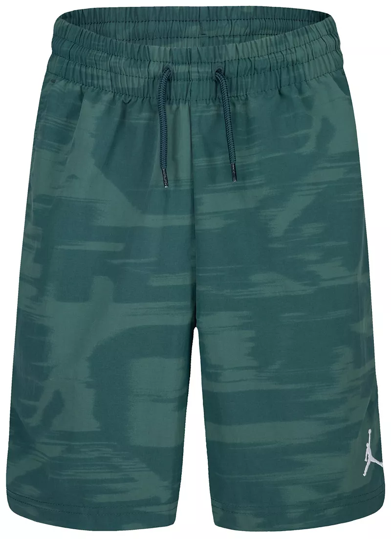 

Тканые шорты с принтом Jordan для мальчиков Flight MVP, цвет Oxidized Green