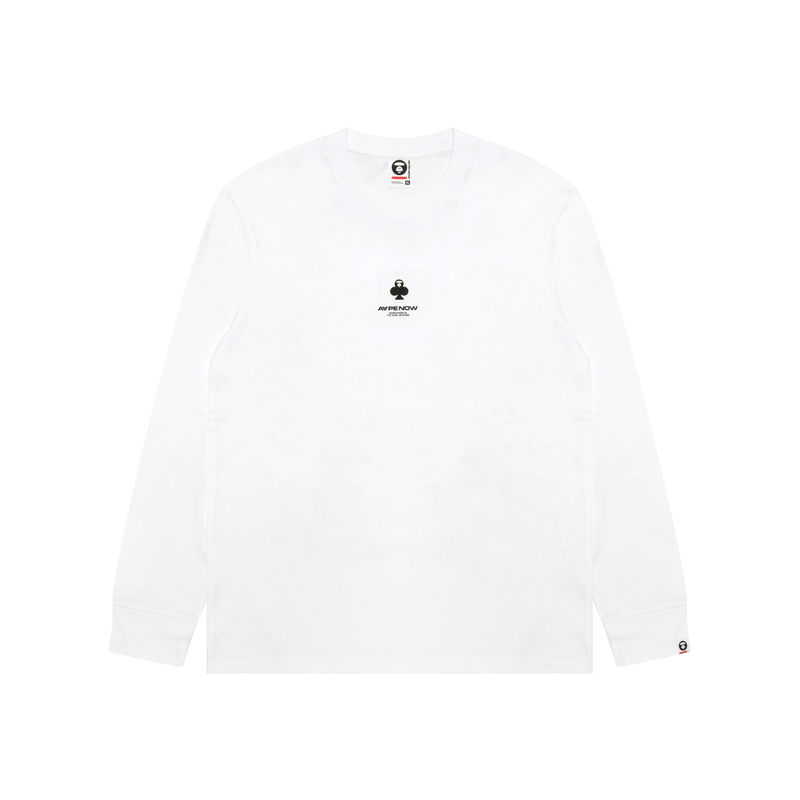 

Футболка с детализацией логотипа A Bathing APE Aape, белый