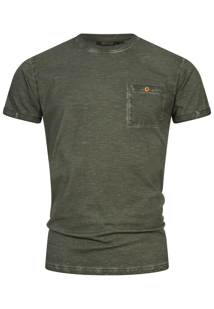 

Классическая футболка INDICODE JEANS Shirt Kilmon, хаки