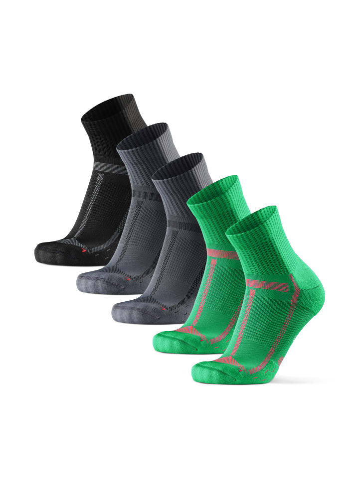 

DANISH ENDURANCE Носки для длительных дистанций, черный/серый/зеленый