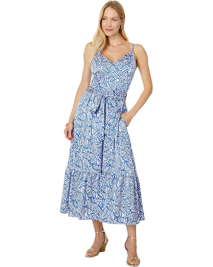 

Платье Lilly Pulitzer Marcelina Midi Dress, цвет Martinique Blue Zee Bebe