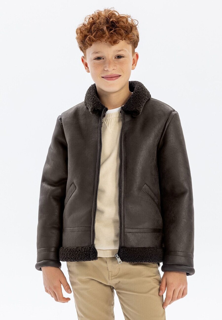 Всесезонная куртка MINOTI Between-Season Jacket, темно-коричневый — фото 2
