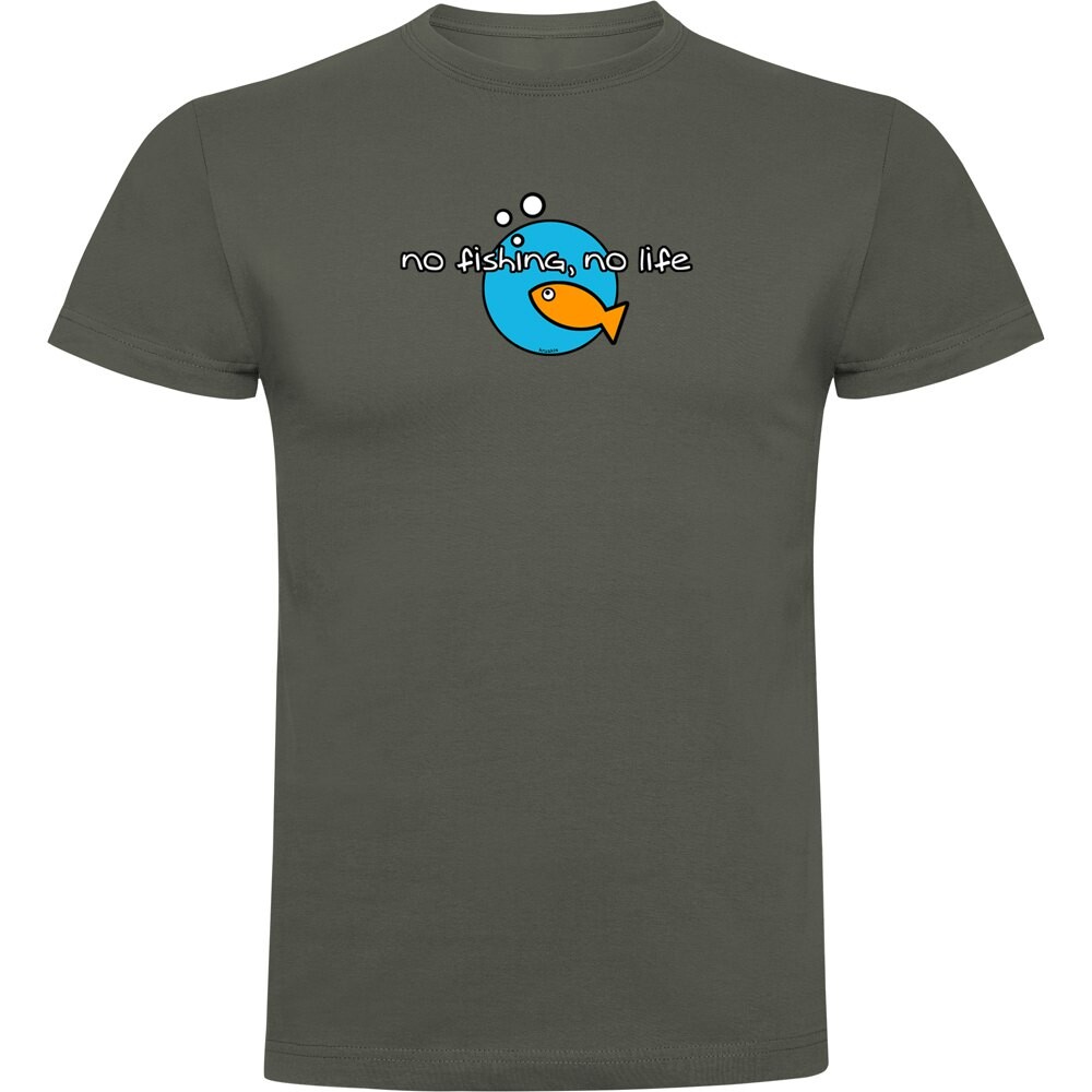 

Футболка Kruskis No Fishing No Life, зеленый