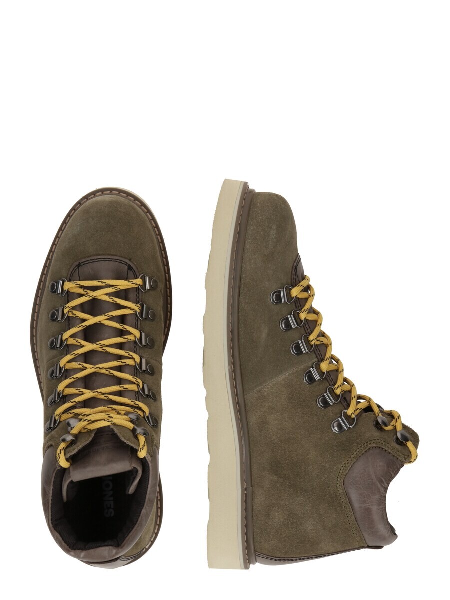 Ботинки на шнуровке JACK & JONES Lace-Up Boots, цвет olive/dark green — фото 2