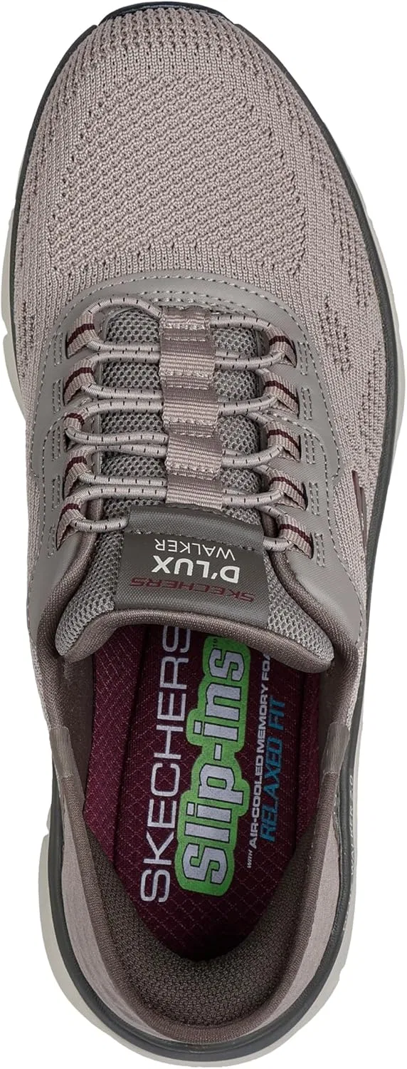 Мужские кроссовки Skechers D'lux Walker 2.0 Reelertrainers, Taupe — фото 2
