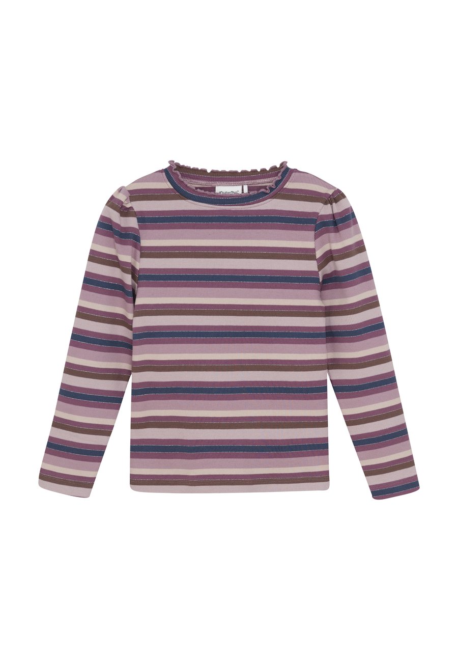 

Футболка Minymo Print T-shirt, Rose Brown/Dark Purple