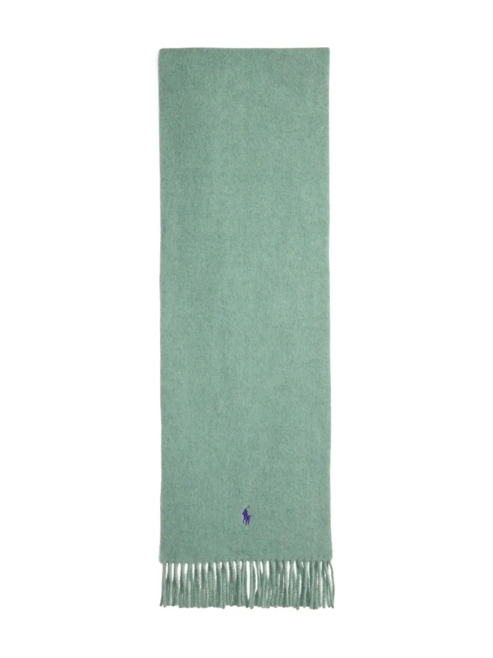 

Шарф с бахромой POLO RALPH LAUREN, зеленый