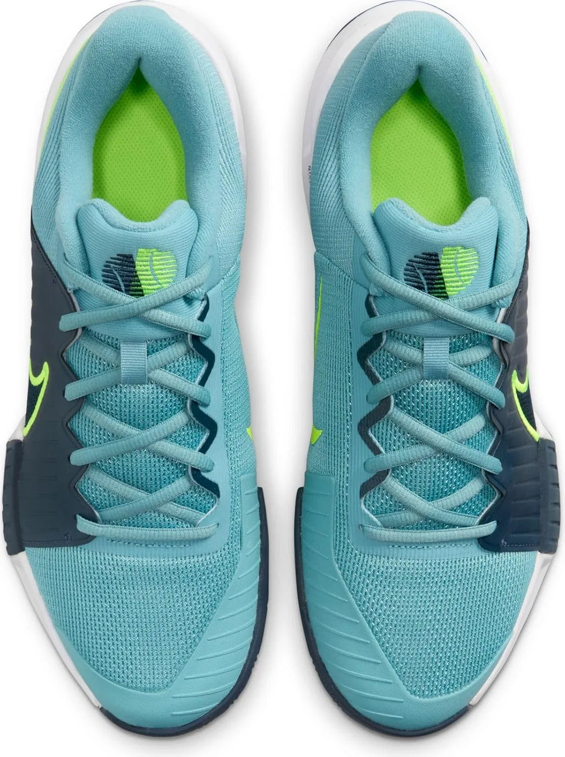 Кроссовки теннисные Nike Zoom GP Challenge Pro, Denim Turquoise/Volt/Armory Navy — фото 4