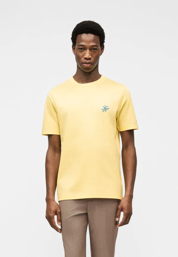 Футболка с монограммой script, базовая футболка для купальников. Tommy Hilfiger, Citronella