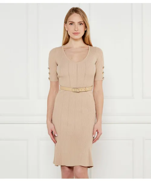 

Платье с поясом Marciano Guess, бежевый