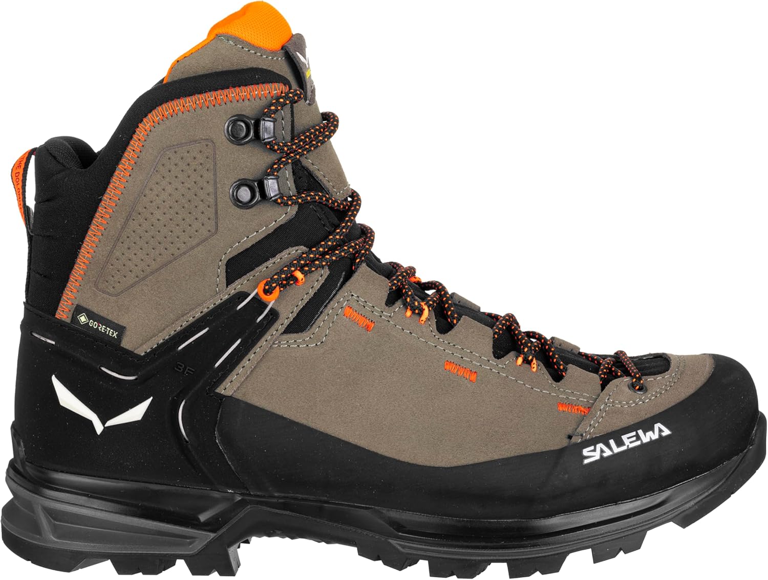 Мужские походные ботинки Salewa Mountain Trainer 2 Mid с водонепроницаемой мембраной Gore-Tex GTX, черный — фото 3