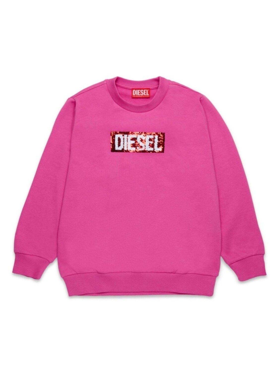 

Diesel Kids толстовка с пайетками, розовый