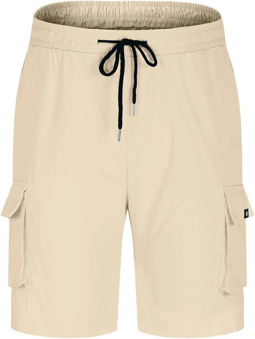 Шорты карго мужские, Polyester, Beige — фото 4