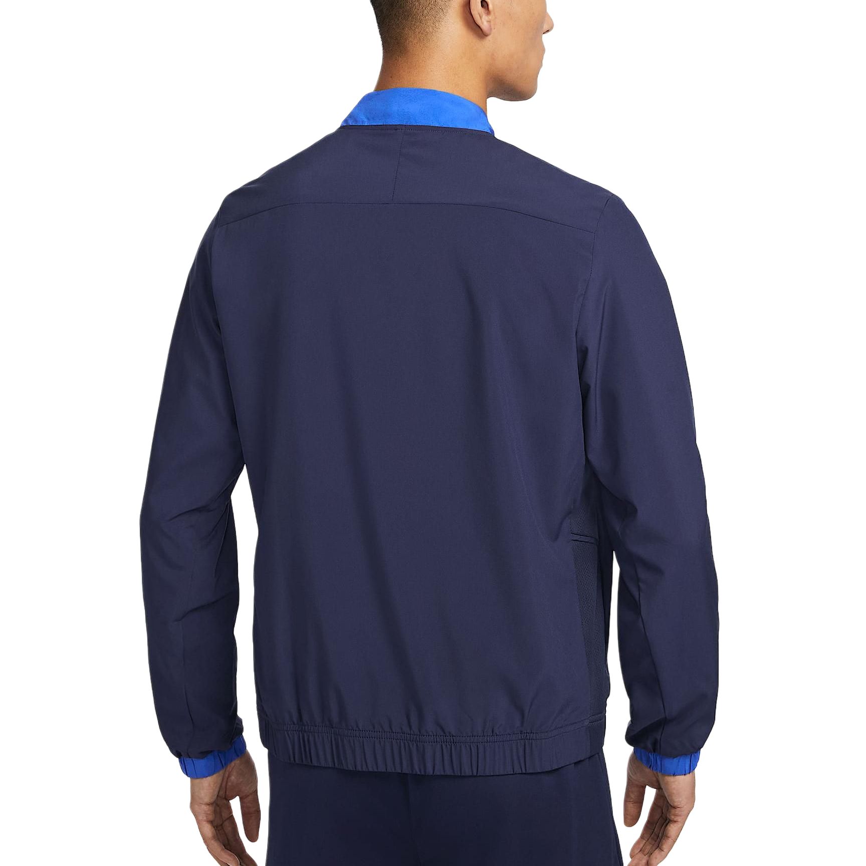 Nike Курка Dri Fit Academy мужская 410 темно-синяя, 410 Dark Navy Blue — фото 4