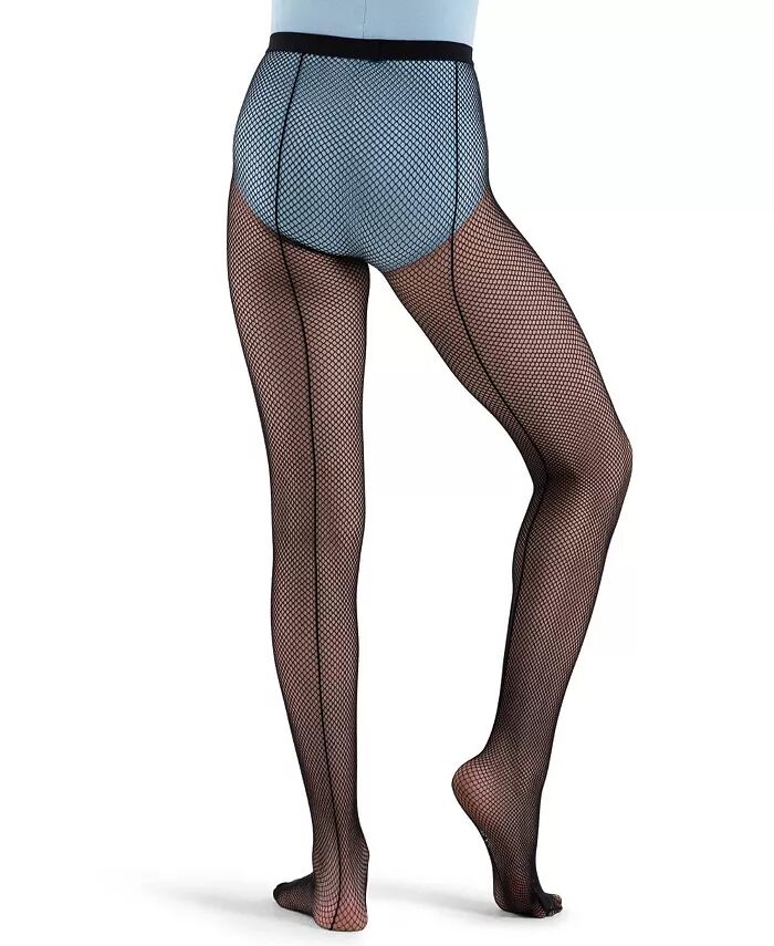 

Классические сетчатые колготки со швами - для девочек Capezio, черный