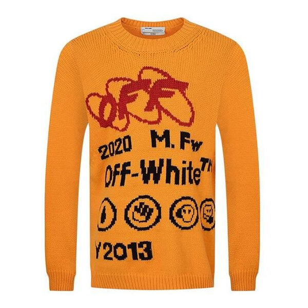 

Свитер industrial y013 knit crewneck tee 'yellow' Off-White, желтый