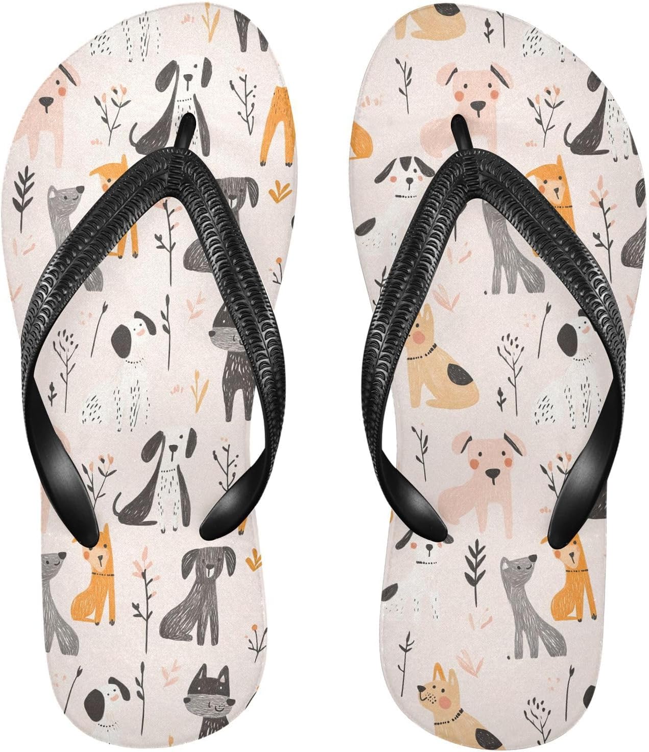 

Сабо с рисунком собак для пляжа, летние повседневные сандалии для женщин и мужчин 20861531 Kfbe, Dog