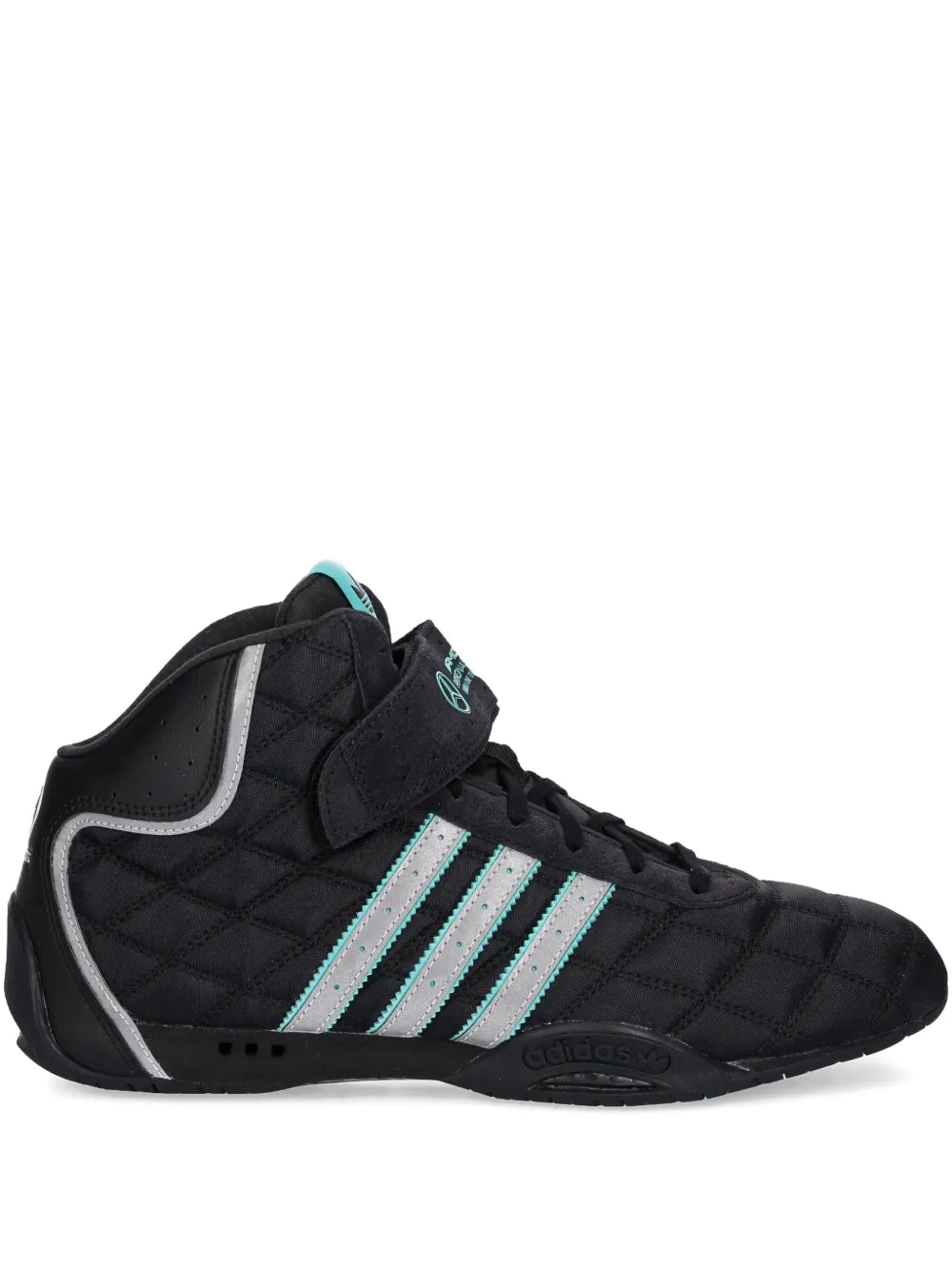 

Стеганые кроссовки из коллаборации с Mercedes adidas, черный