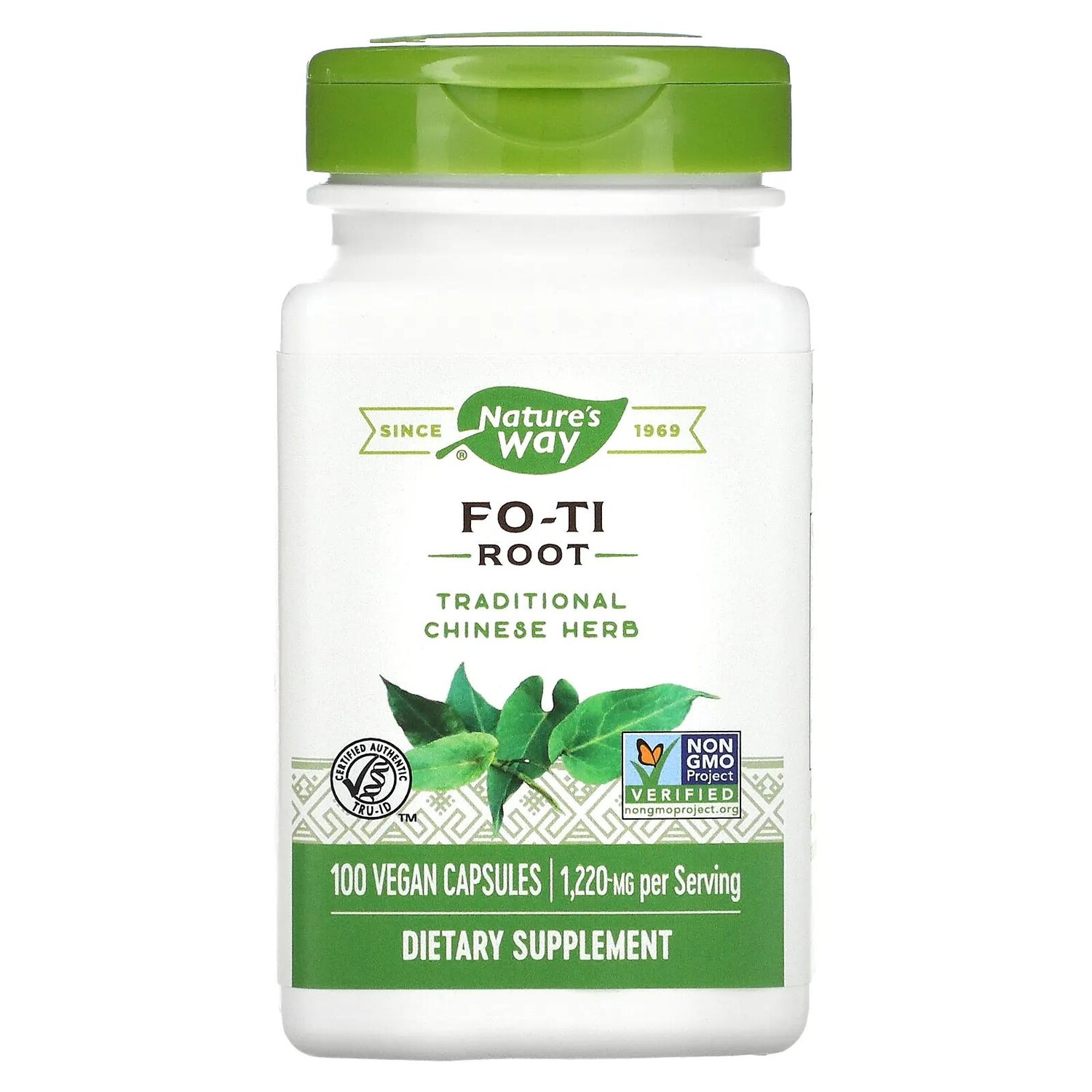 

Nature's Way Корень Fo-Ti 610 мг 100 растительных капсул