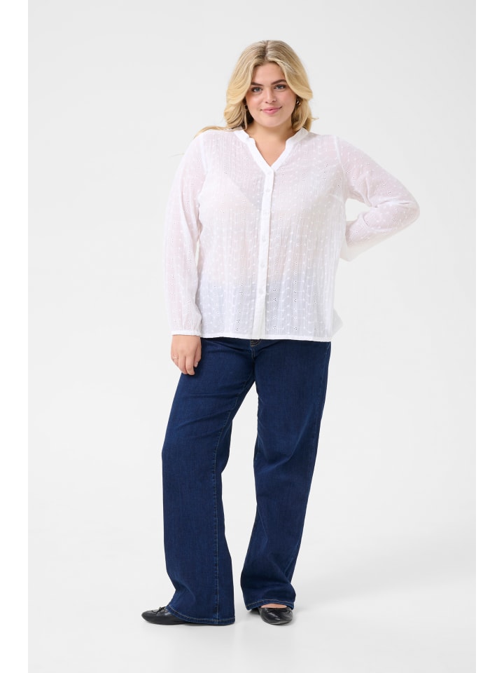 

Рубашка с длинными рукавами KCmaia, стандартный крой, цвет Chalk KAFFE curve