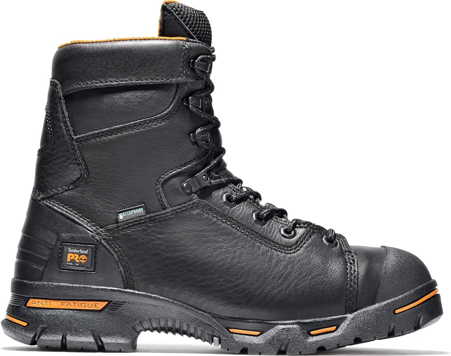 Timberland PRO мужские рабочие ботинки Endurance 8 дюймов со стальным мыском и водонепроницаемостью, Black V1 — фото 2