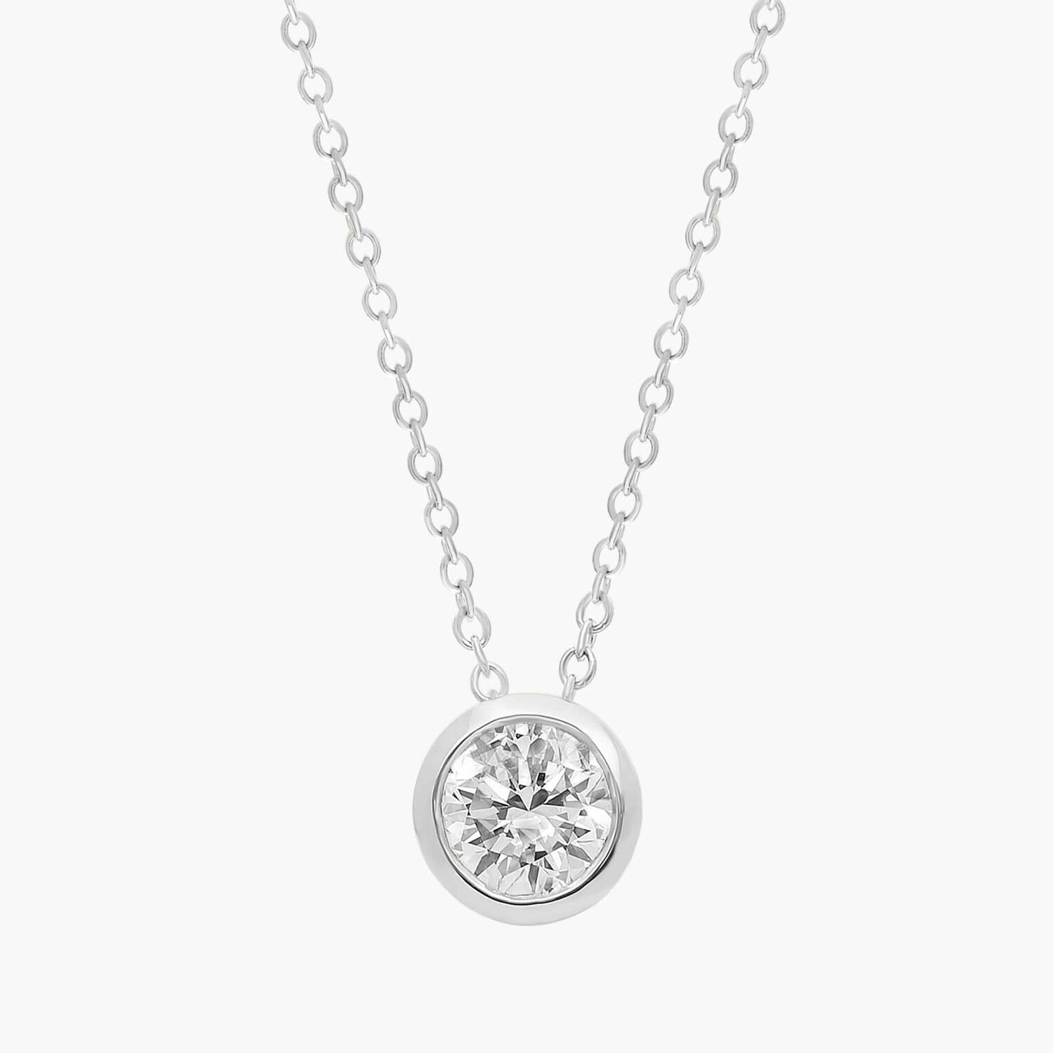 

Подвеска с бриллиантами в оправе из платины (3/4 карата, Tw. - HI / SI1-SI2) Blue Nile
